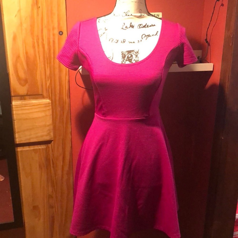 Purple Pull Over Dress